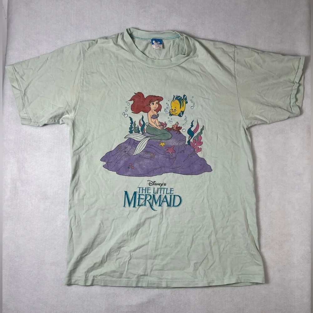 Vintage 1989 Disney Little Mermaid T Shirt‎ Size XL
